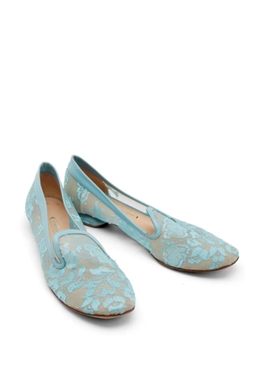 Nicholas Kirkwood Casati lace ballet flats - Blue