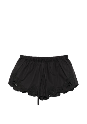 SIR. Klara broderie shorts - Black