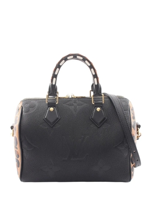 Louis Vuitton Pre-Owned 2021-2026 Monogram Giant Empreinte Wild at Heart Speedy Bandouliere 25 boston bag - Black