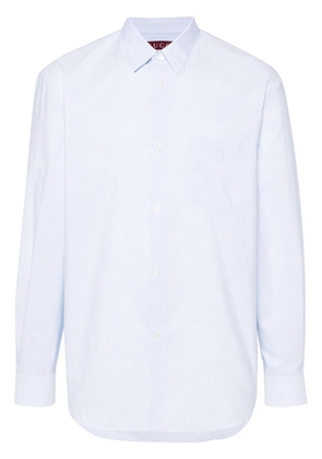 Gucci striped cotton shirt - Blue