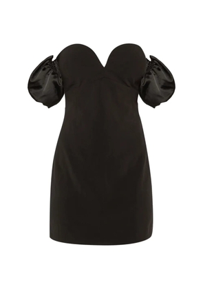 Ronny Kobo Andrea off-the-shoulder mini dress - Black