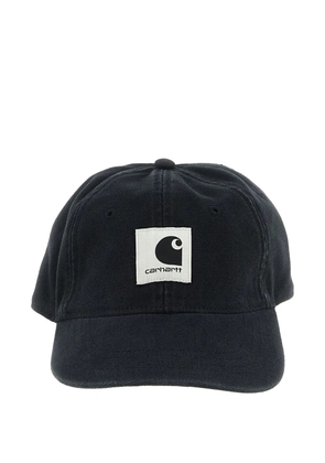 Carhartt WIP logo-patch canvas cap - Black