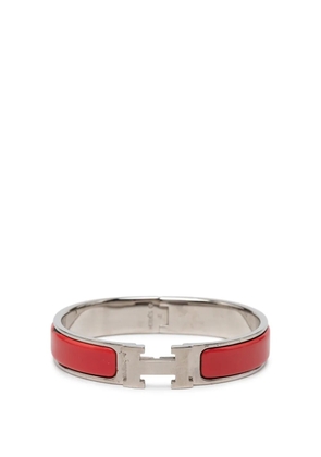 Hermès Pre-Owned 2000-2026 Narrow Enamel Clic H Bracelet PM costume bracelet - Red