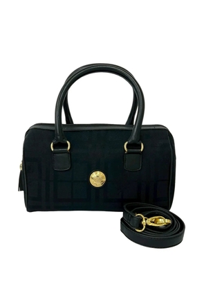 Burberry Pre-Owned 2000-2017 Haymarket Check Canvas satchel - Black