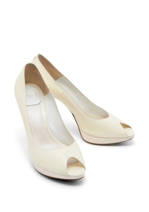 Christian Dior Pre-Owned Miss Dior peep-toe pumps - Neutrals