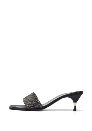 Gucci Pre-Owned GG crystal-embellished sandals - Black