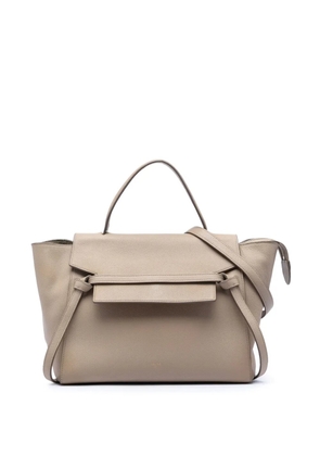Celine Pre-Owned 2015 Mini Grained Calfskin Belt Bag satchel - Neutrals