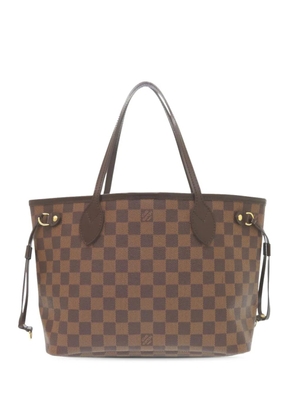 Louis Vuitton Pre-Owned 2010 Damier Ebene Neverfull PM tote bag - Brown