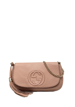 Gucci Pre-Owned 2000-2015 Medium Calfskin Soho Chain Flap crossbody bag - Brown
