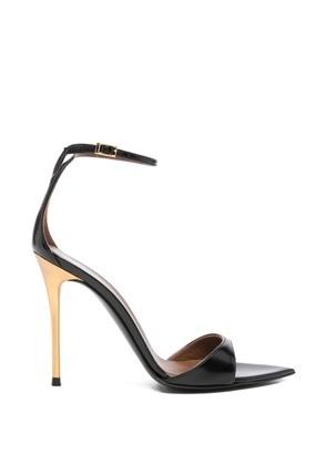 Giuseppe Zanotti pointed-toe buckled sandals - Black