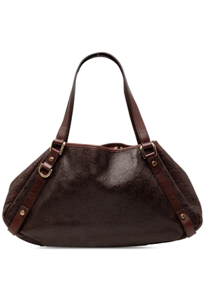 Gucci Pre-Owned 2000-2015 Guccissima Abbey D Ring tote bag - Brown