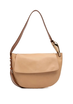 Chloé Pre-Owned 2021 Leather Kiss hobo bag - Neutrals