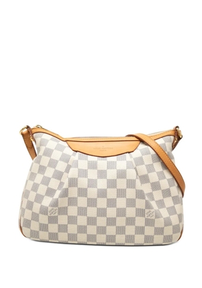Louis Vuitton Pre-Owned 2010 Damier Azur Siracusa PM crossbody bag - White