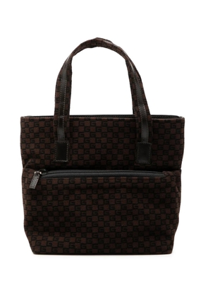 Gucci Pre-Owned 1990-2000 Jacquard Square G tote bag - Brown