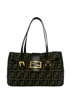 Fendi Pre-Owned 2000-2010 Zucca Canvas shoulder bag - Brown