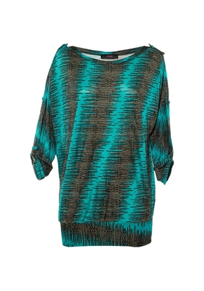 Versus Pre-Owned printed jersey top - Blue