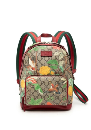 Gucci Pre-Owned 2000-2015 Small GG Supreme Web Tian backpack - Red