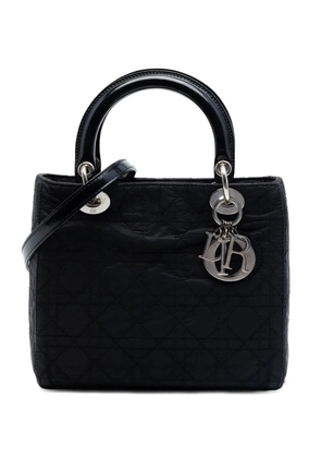 Christian Dior Pre-Owned 1999 Medium Nylon Cannage Lady Dior satchel - Black