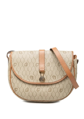 Christian Dior Pre-Owned 20th Century Honeycomb Coated Canvas crossbody bag - Neutrals