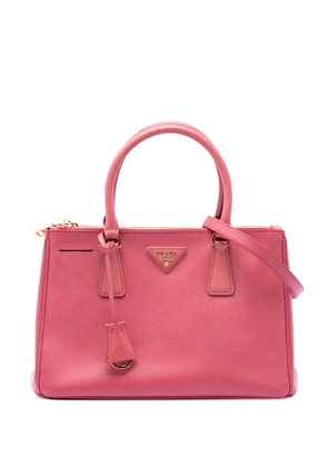 Prada Pre-Owned 2013-2026 Medium Saffiano Lux Galleria Double Zip Tote satchel - Pink