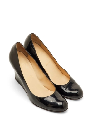 Christian Louboutin Pre-Owned Ron Ron wedge pumps - Black