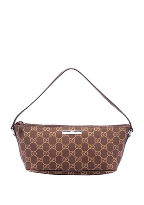 Gucci Pre-Owned 2000-2015 GG Canvas Boat shoulder bag - Brown