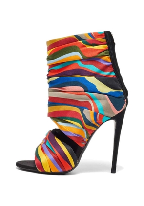 Giuseppe Zanotti Vintage ruched open-toe sandals - Red
