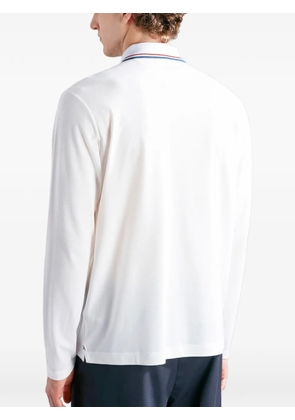 Paul & Shark long-sleeve polo shirt - White