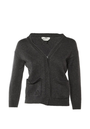Fendi Pre-Owned wool cardigan - Grey