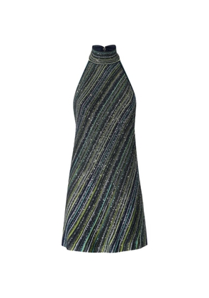 Missoni mini dress with open back and sequins - Green