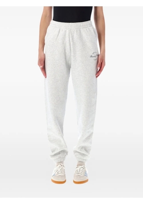 Sporty & Rich logo-print elasticated-waist track pants - Grey