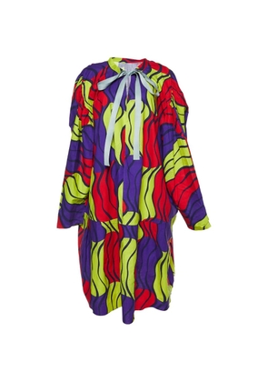 Marni Pre-Owned 2009 printed oversized dress - Purple