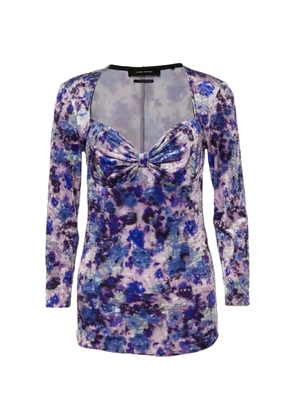 Isabel Marant Vintage Gubaia velvet top - Purple