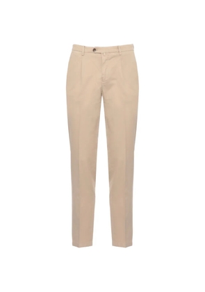 Briglia 1949 pleated straight-leg trousers - Neutrals
