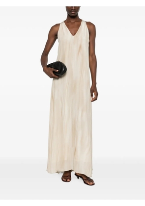 RAME V-neck T-back maxi dress - Neutrals