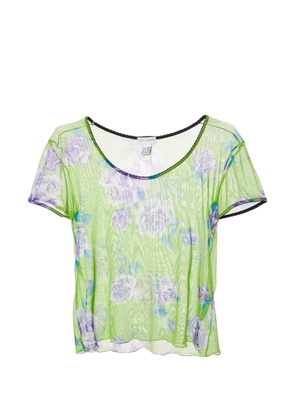 Dolce & Gabbana Pre-Owned Intimo floral-print top - Green