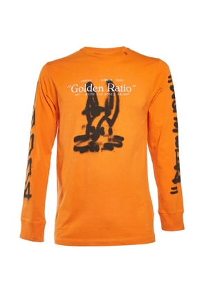 Off-White Pre-Owned Golden Ratio long-sleeve T-shirt - Orange
