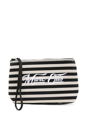 Marc Ellis Buby striped clutch bag - Black
