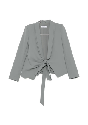 Patrizia Pepe wrap-design tie-fastening jacket - Green