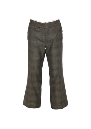 Marni Pre-Owned patterned cropped trousers - Brown