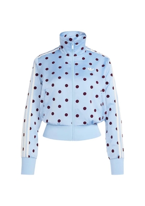 adidas polka-dot track jacket - Blue