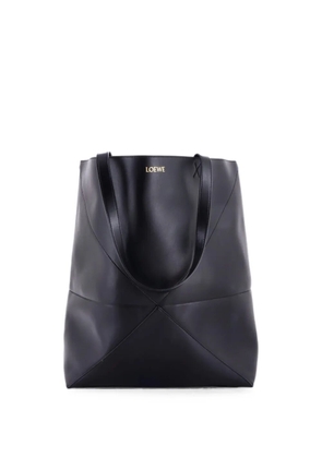 Loewe Pre-Owned Puzzle Fold Leather XL tote bag - Black