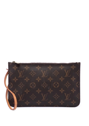 Louis Vuitton Pre-Owned 2019 Monogram Neverfull MM Pouch clutch bag - Brown