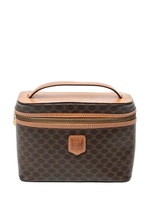 Celine Pre-Owned Macadam vanity bag - Brown