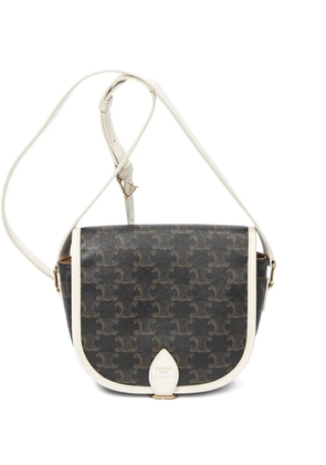 Celine Pre-Owned monogram-pattern crossbody bag - Brown