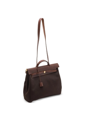 Hermès Pre-Owned 2002 39 Herbag strap tote bag - Brown