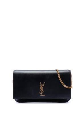 Saint Laurent Pre-Owned 2022 Smooth Calfskin Cassandre Phone Holder crossbody bag - Black