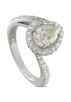 LB Exclusive diamond bypass ring - Silver