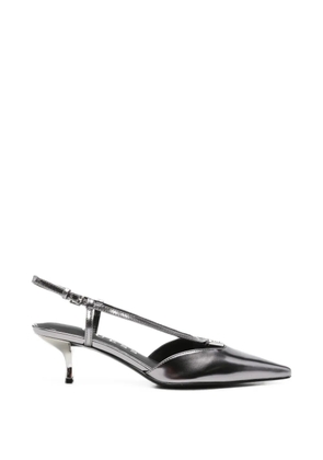 GUESS USA pointed-toe slingback pumps - Silver