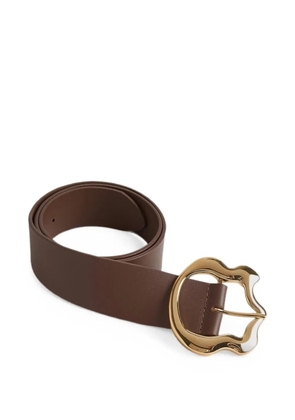 Cynthia Rowley Signature-buckle belt - Brown